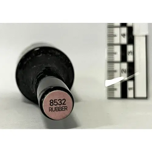 Photo de l’avis officiel: Estrosa Base Rubber - Glitter Pink Gel vernis à ongles — risque: Risque chimique