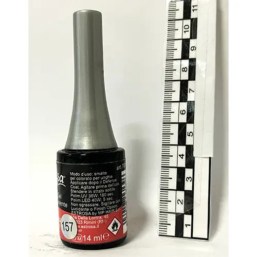 Foto dell’avviso ufficiale: Estrosa Coral Bay metallic Smalto per unghie in gel — rischio: Rischio chimico