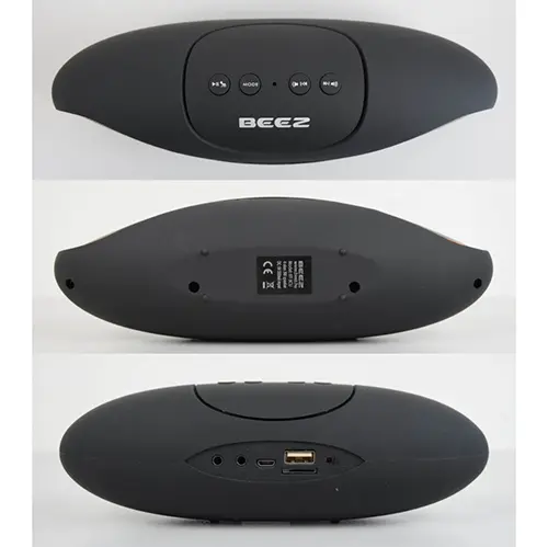 Photo from the official notice: BEEZ wireless speaker — burns risk