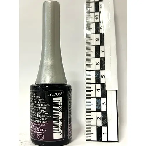Photo de l’avis officiel: Estrosa Viola Gel vernis à ongles — risque: Risque chimique