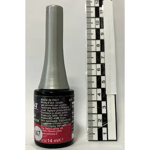 Photo de l’avis officiel: Estrosa Eva's Desire Gel vernis à ongles — risque: Risque chimique