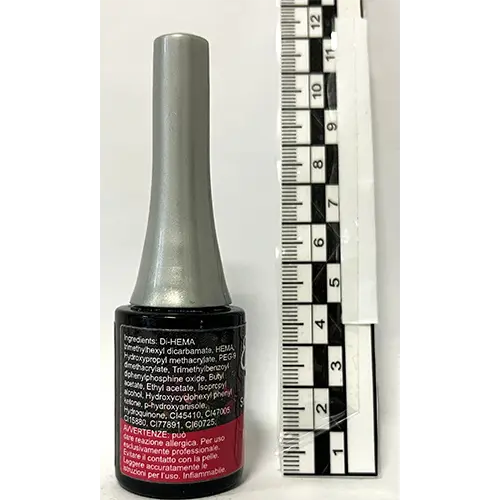 Photo de l’avis officiel: Estrosa Eva's Desire Gel vernis à ongles — risque: Risque chimique