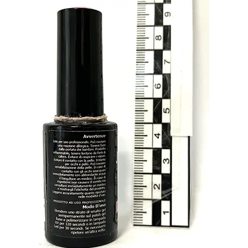 Photo de l’avis officiel: Jenessa 10 Gel vernis à ongles — risque: Risque chimique