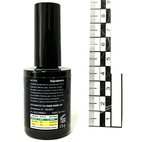 Foto do aviso oficial: Jenessa Base Fiber Clear - Base Gel UV/LED Verniz para unhas em gel — risco: Químico