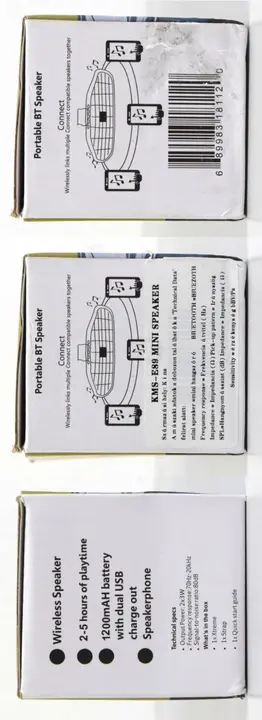 Photo from the official notice: Wireless Speaker — burns risk