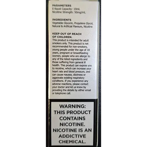 Photo de l’avis officiel: ELFLIQ NIC SALTS Cartouche de cigarette électronique — risque: Risque chimique (SR/01650/26)