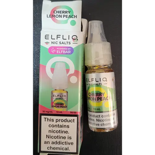 Photo de l’avis officiel: ELFLIQ NIC SALTS Cartouche de cigarette électronique — risque: Risque chimique (SR/01651/26)
