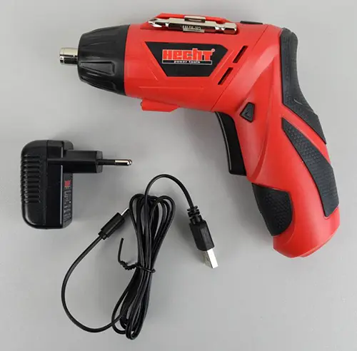 Photo from the official notice: Hecht Cordless Screwdriver — burns risk