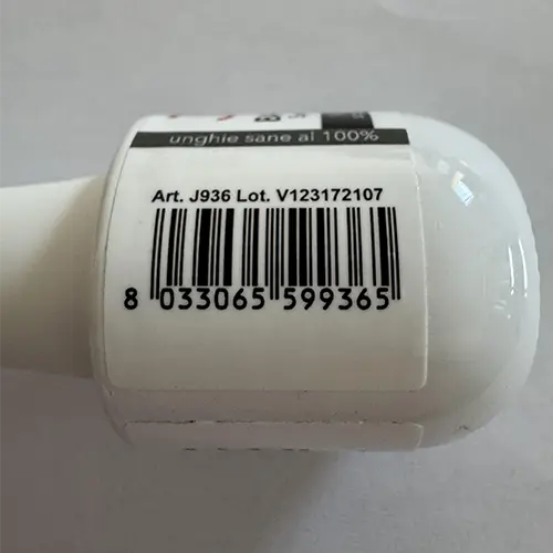 Foto aus der offiziellen Meldung: Jessie Milano Base Gel Tips - Specifico per gel tips Gel-Nagellack — Risiko: Chemikalie