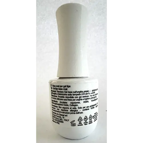 Foto aus der offiziellen Meldung: Jessie Milano Base Gel Tips - Specifico per gel tips Gel-Nagellack — Risiko: Chemikalie