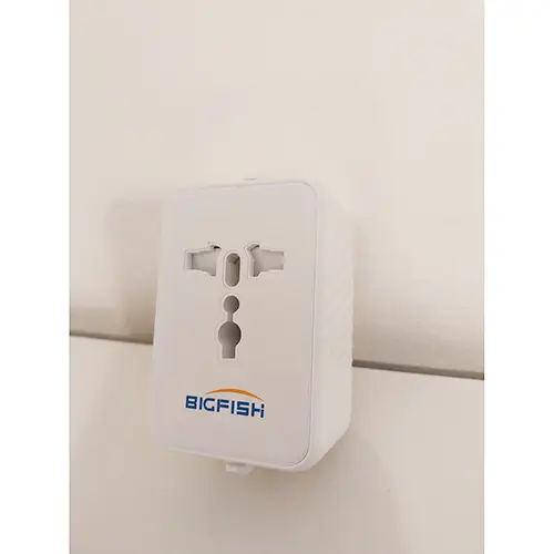 Foto do aviso oficial: BIGFISH Adaptador — risco: Choque elétrico