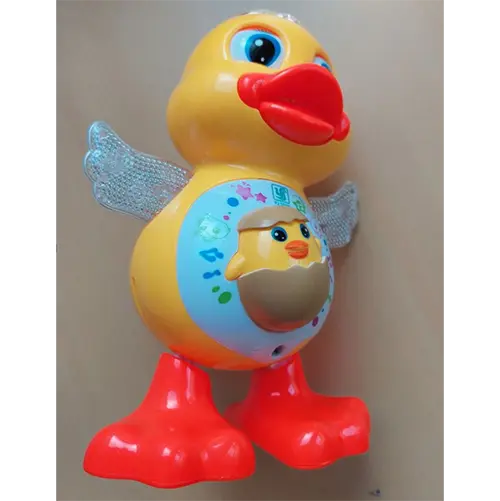 Foto uit de officiële melding: DANCING DUCK - Canard jouet dansanr avec lumières clignotantes Plastic speelgoed — risico: Chemische risico's