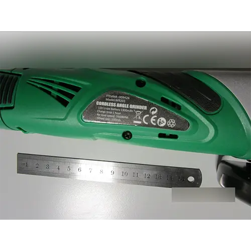 Photo de l’avis officiel: Höfftech Cordless angle grinder Broyeur d'angle — risque: Blessures