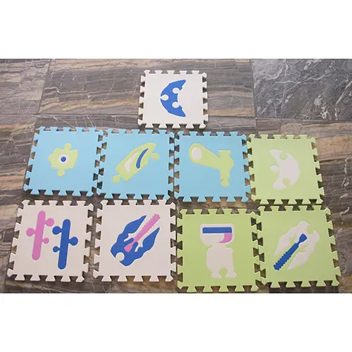 Photo from the official notice: MUSOLEI Kids play puzzle  mat puzzle mat — choking risk