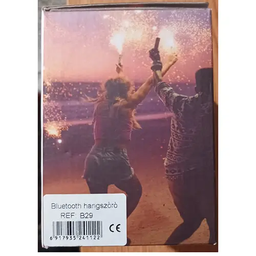 Photo from the official notice: BOONBOX Bluetooth speaker wireless speaker — burns risk