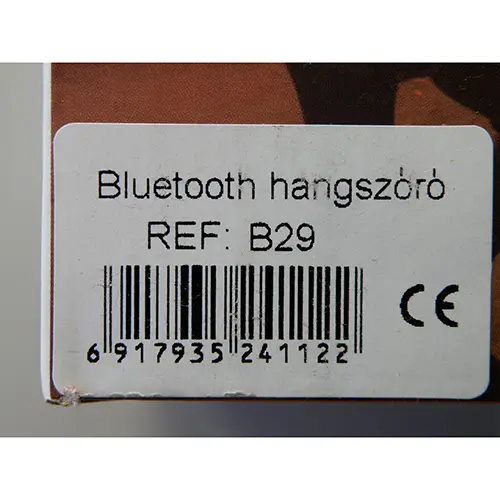 Photo from the official notice: BOONBOX Bluetooth speaker wireless speaker — burns risk