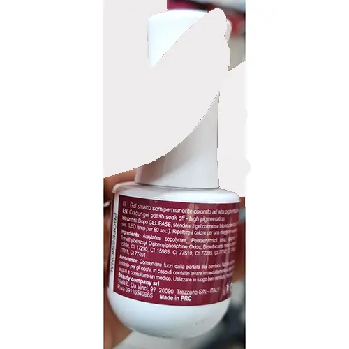 Foto dell’avviso ufficiale: Jessie Milano Color Shine 075 Smalto per unghie in gel — rischio: Rischio chimico