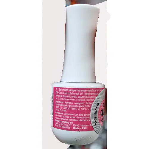 Foto aus der offiziellen Meldung: Jessie Milano Color Shine 086 Gel-Nagellack — Risiko: Chemikalie