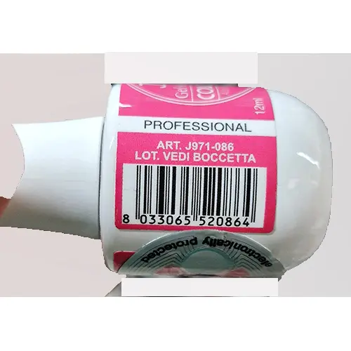 Foto aus der offiziellen Meldung: Jessie Milano Color Shine 086 Gel-Nagellack — Risiko: Chemikalie