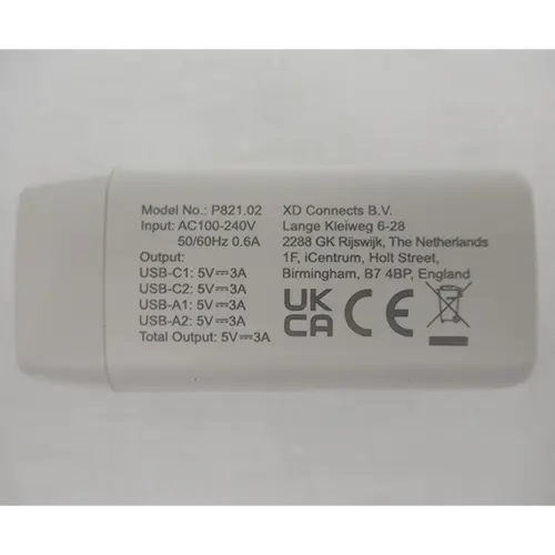 Foto aus der offiziellen Meldung: XD connects BV Netzteil — Risiko: Elektrischer Schlag