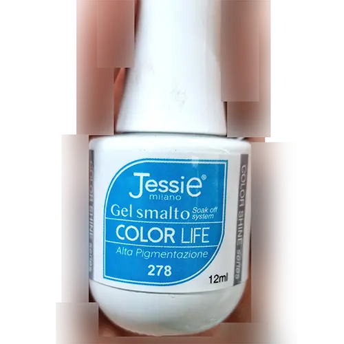 Foto uit de officiële melding: Jessie Milano Color Life Pigmentazione colori 276 e 278 Gel nagellak — risico: Chemische risico's