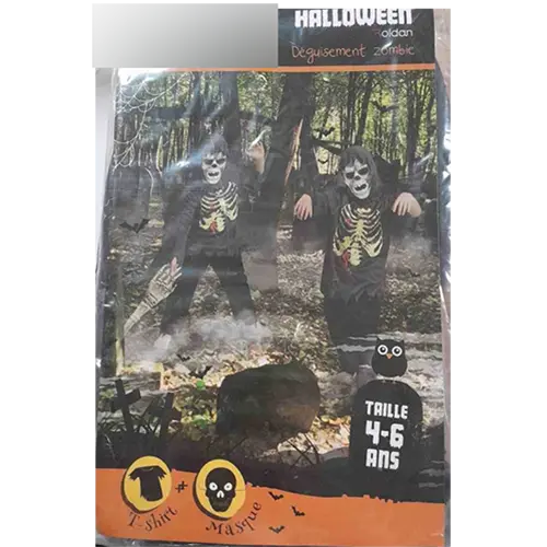 Foto aus der offiziellen Meldung: ROLDAN Costume Zombie Halloween Fancy-Kostüm — Risiko: Verbrennungen