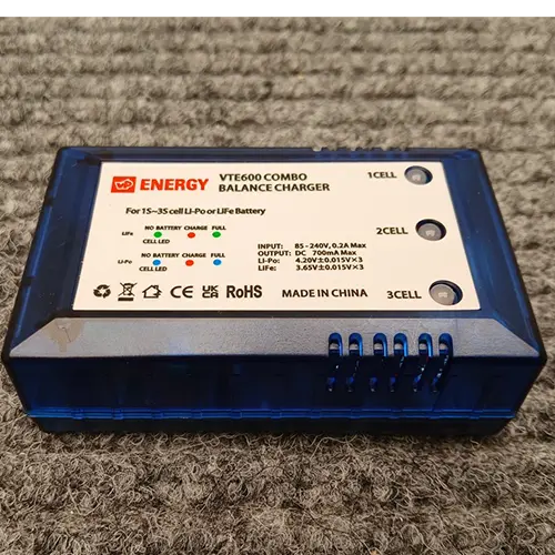 Photo de l’avis officiel: Vapex tech Chargeur de batterie — risque: Choc électrique
