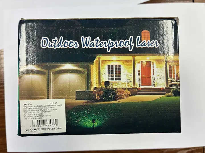 Foto aus der offiziellen Meldung: Outdoor Waterproof Laser Laserpointer — Risiko: Sehschaden