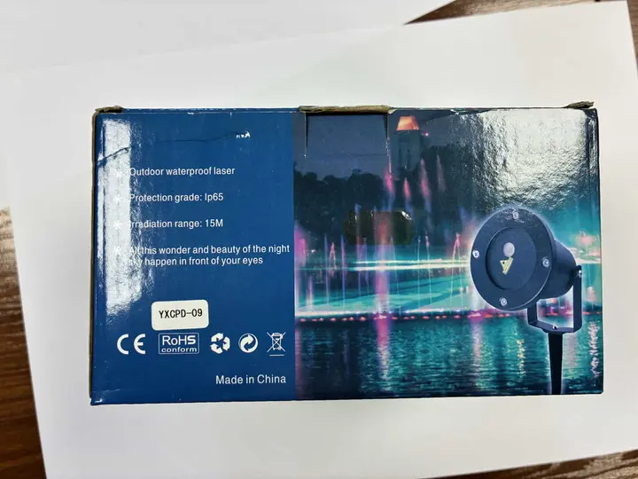 Foto aus der offiziellen Meldung: Outdoor Waterproof Laser Laserpointer — Risiko: Sehschaden