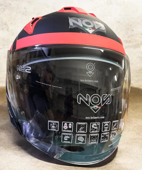 Photo de l’avis officiel: NOS New Own Style Casque de moto — risque: Blessures