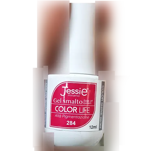 Foto uit de officiële melding: Jessie Milano Color Life pigmentazione colori 284 e 285 Gel nagellak — risico: Chemische risico's