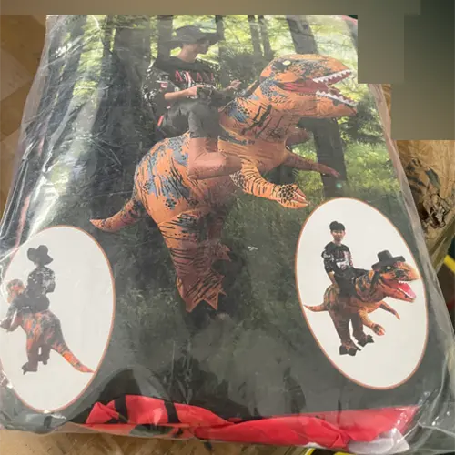 Foto dell’avviso ufficiale: Inflatable Dinosaur Costume Costume da fancy-dress — rischio: Rischio chimico