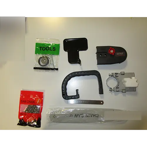 Photo from the official notice: Retoo CHAIN SAW 12 angle grinder conversion kit — cuts risk