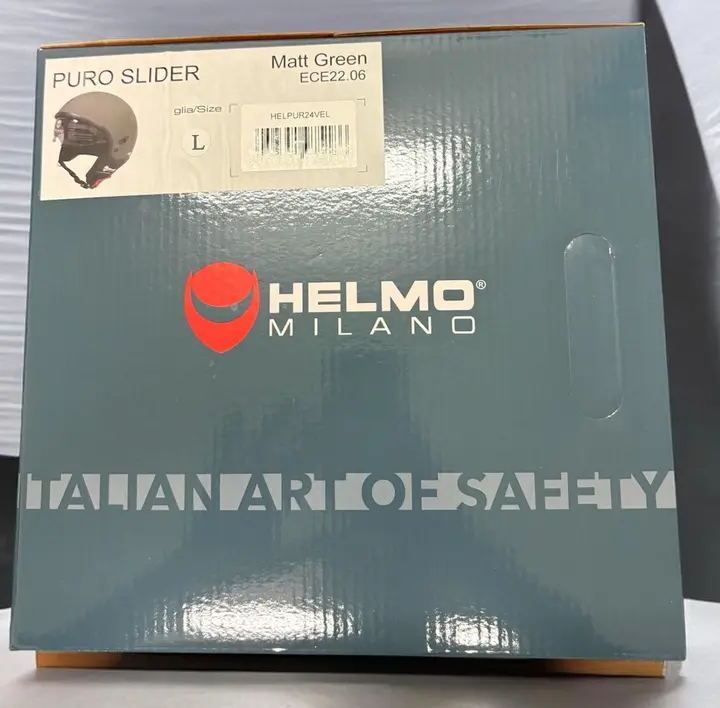 Foto dell’avviso ufficiale: Helmo Milano Puro Slider Casco da moto — rischio: Lesioni