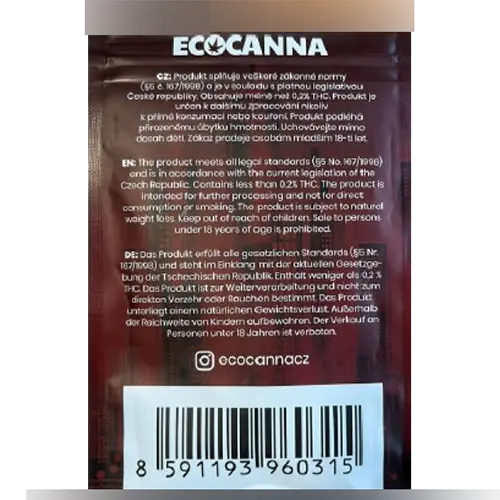 Photo de l’avis officiel: ECOCANNA Cyborg Produit à base de plantes à fumer — risque: Risque chimique