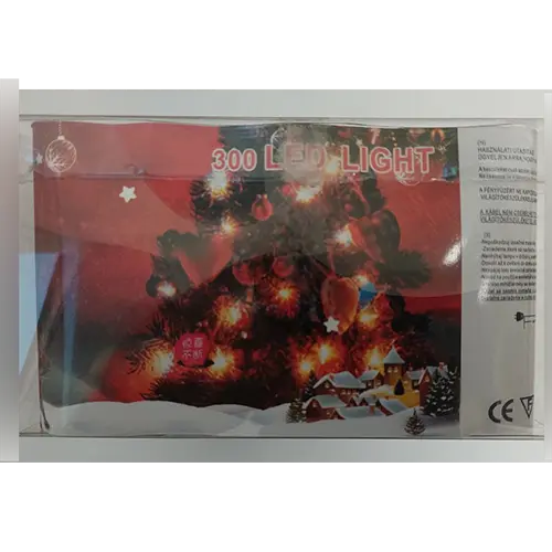 Photo de l’avis officiel: 300 LED LIGHT Chaîne d'éclairage — risque: Choc électrique
