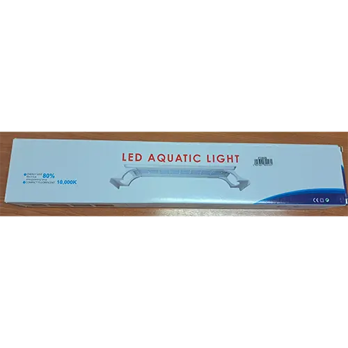 Photo from the official notice: LED AQUATIC LIGHT aquarium lamp — electric shock risk