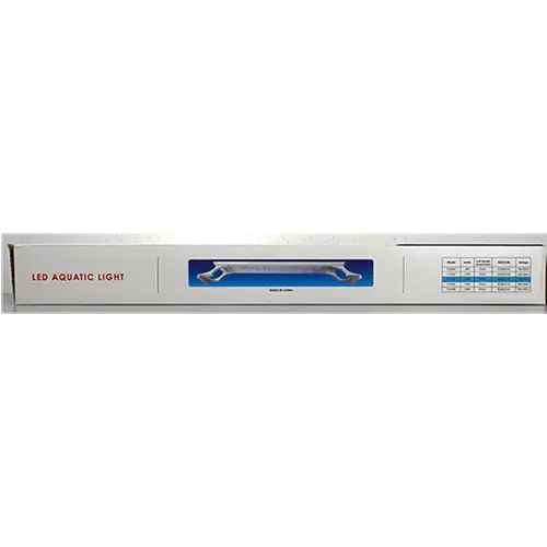 Photo from the official notice: LED AQUATIC LIGHT aquarium lamp — electric shock risk