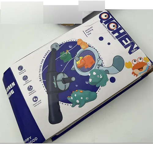 Foto do aviso oficial: QICHEN Children Fishing Toy Conjunto de brinquedos de pesca — risco: Engasgamento