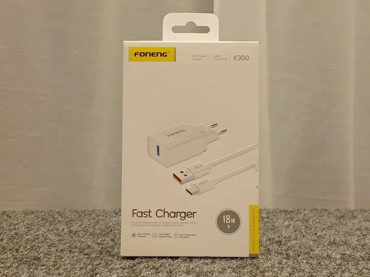 Photo de l’avis officiel: Foneng Quick Charger Chargeur USB — risque: Choc électrique