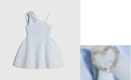 Foto do aviso oficial: River Island One Shoulder Scuba Dress, White Crepe Skort and White Crepe Top Vestuário de criança — risco: Químico