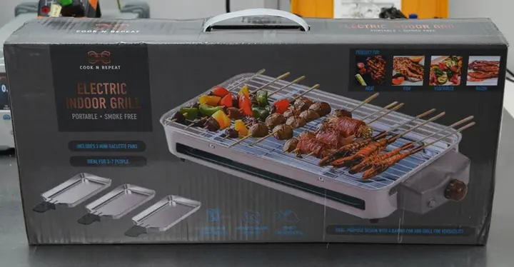 Photo from the official notice: Cook N Repeat Cook N Repeat Electric Indoor Grill electric grill — fire risk