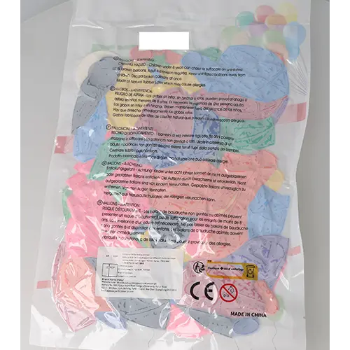 Photo de l’avis officiel: YMSZ party balloons Ballons — risque: Risque chimique