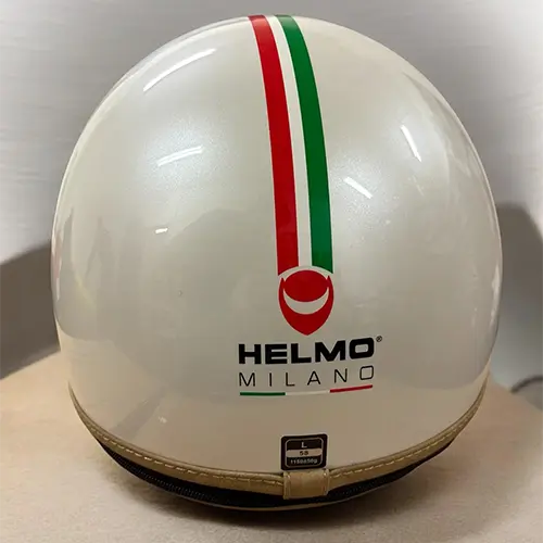 Photo de l’avis officiel: Helmo Milano VELOCE Casque de moto — risque: Blessures