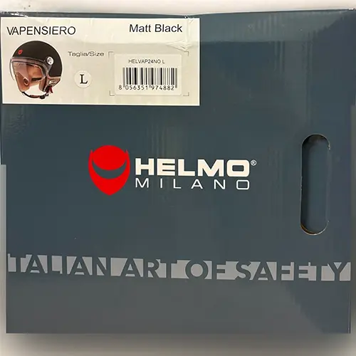 Foto uit de officiële melding: Helmo Italia VAPENSIERO Motorhelm — risico: Verwonding