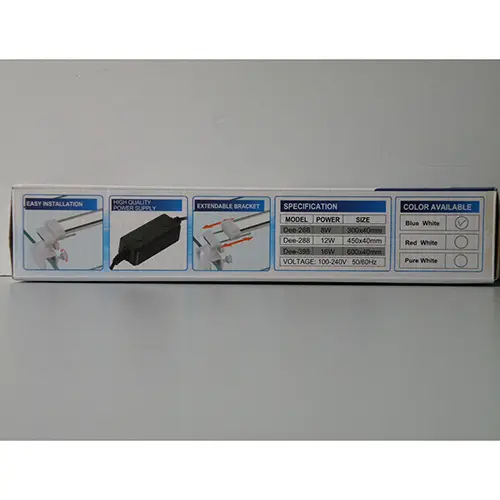 Photo de l’avis officiel: Deebow LED CRYSTAL Lampe d'aquarium — risque: Choc électrique