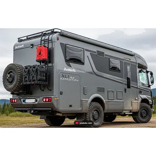 Photo from the official notice: Dethleffs Globetrotter XXLA, Autoquest, Expedition, Globebus, Glücksmobil camper van — injuries risk