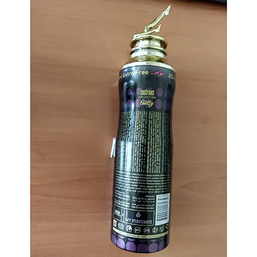 Photo de l’avis officiel: Perfume spray for women Lustrous collection Glitzy Déodorant — risque: Risque chimique
