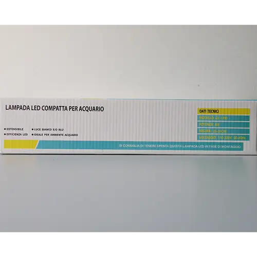 Foto aus der offiziellen Meldung: BPS Buena Pet Shop LAMPADA LED COMPATTA PER ACQUARIO Aquariumlampe — Risiko: Elektrischer Schlag