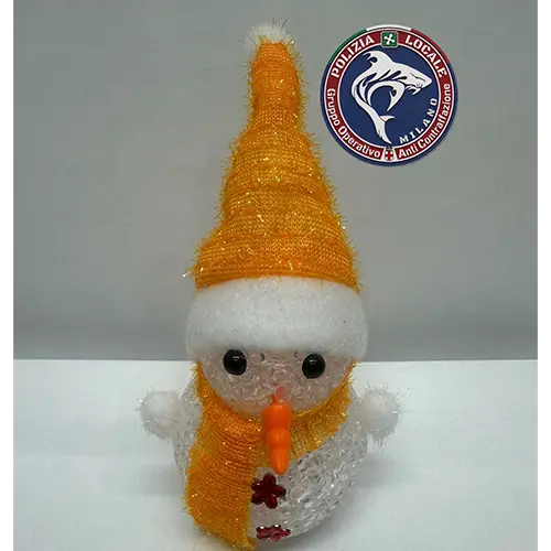 Photo de l’avis officiel: BAI HE SNOW PUPPET WITH LIGHTS Figurine de jouet légère — risque: Risque chimique & Étouffement